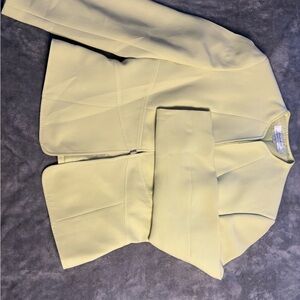 Tahari ASL Cream Bodysuit Top